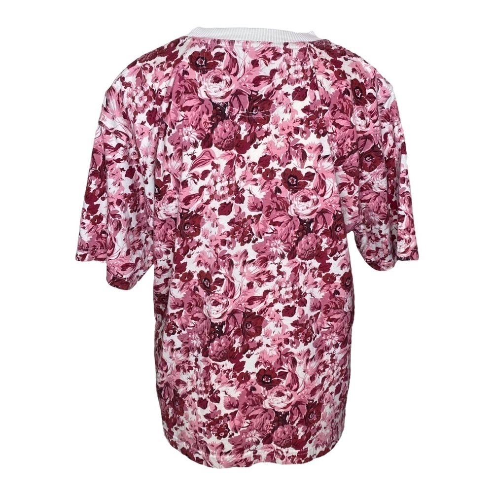 Carole Little Sport Floral Tee Vintage Size L - Picture 3 of 4